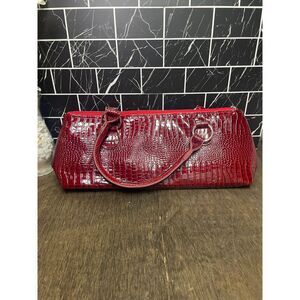 Primewear Inc Insulated Croc-Design Wine Clutch – Red